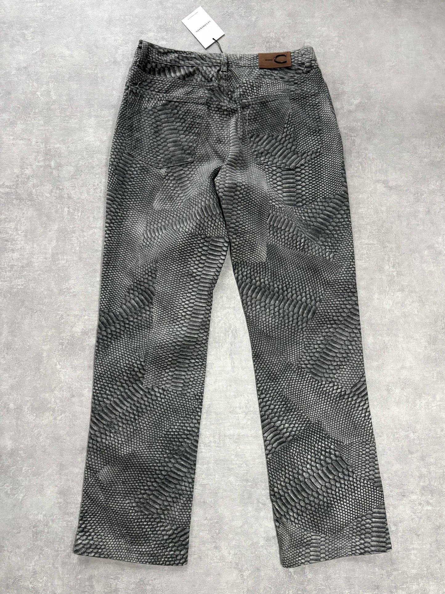 Cavalli Snake Effect Jeans