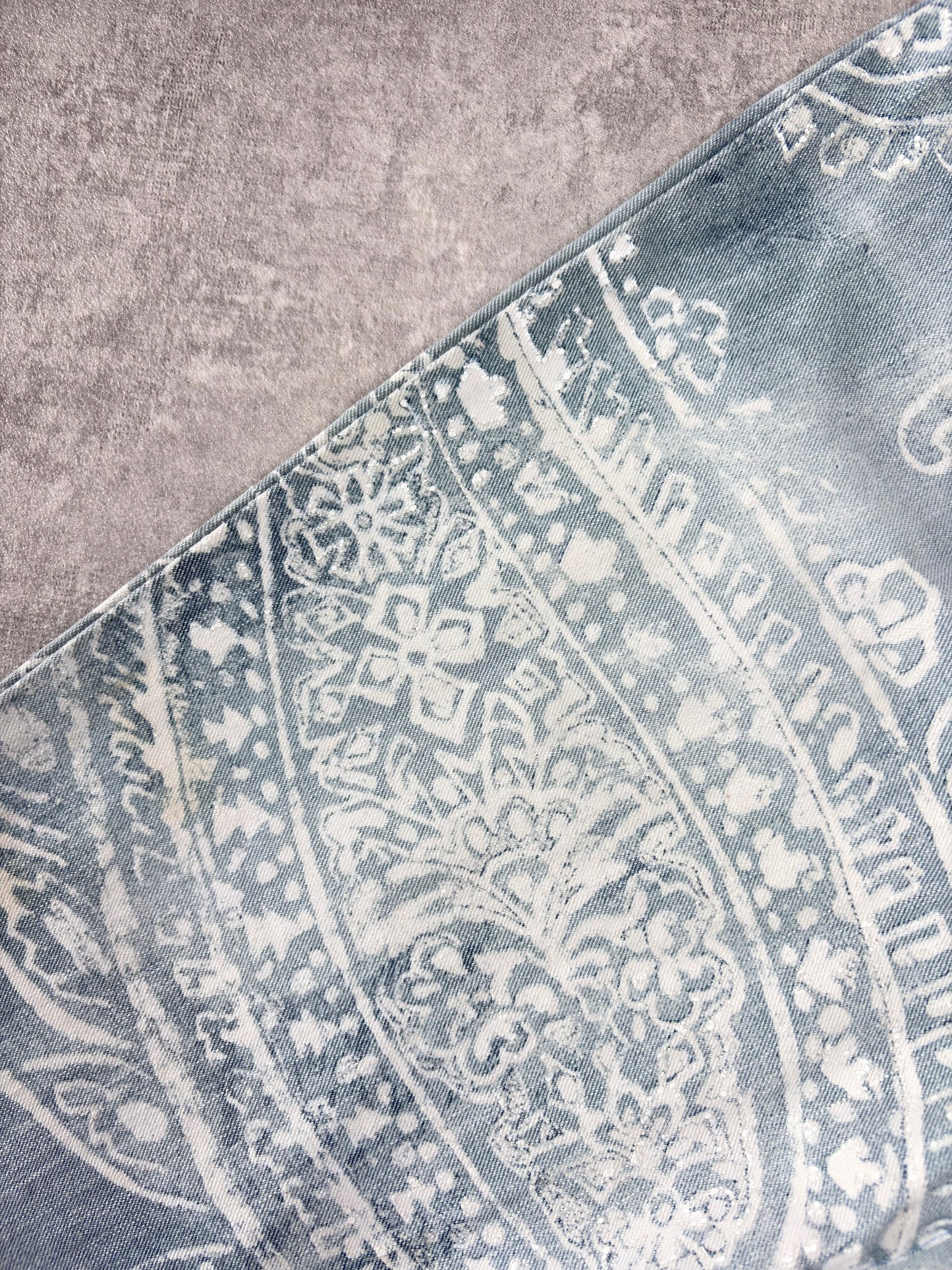 Cavalli Bandana Print Jeans