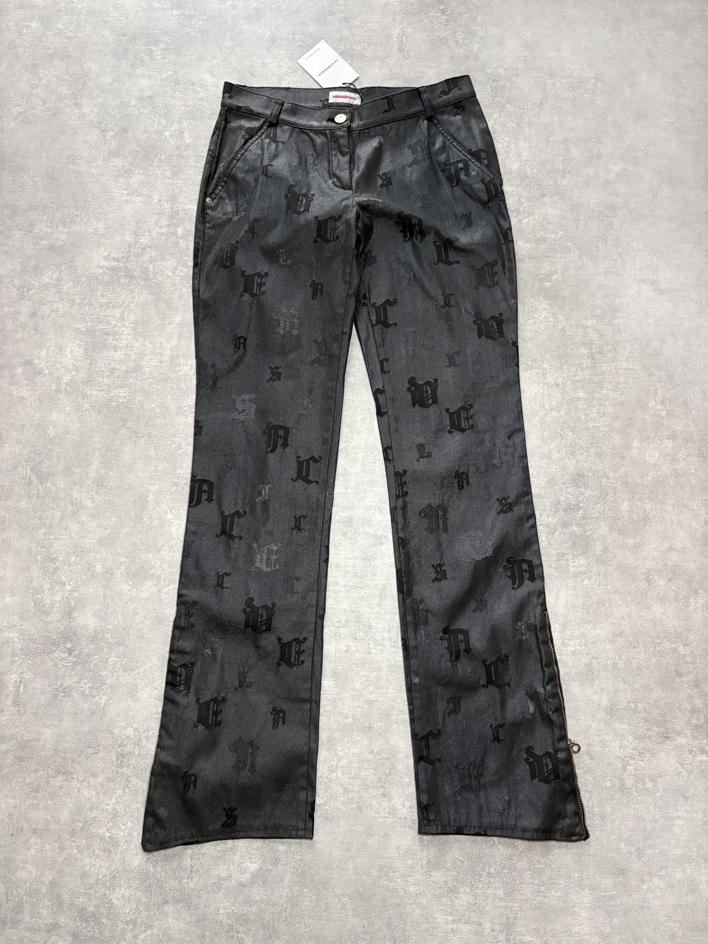 Versace Coated Logo Jeans