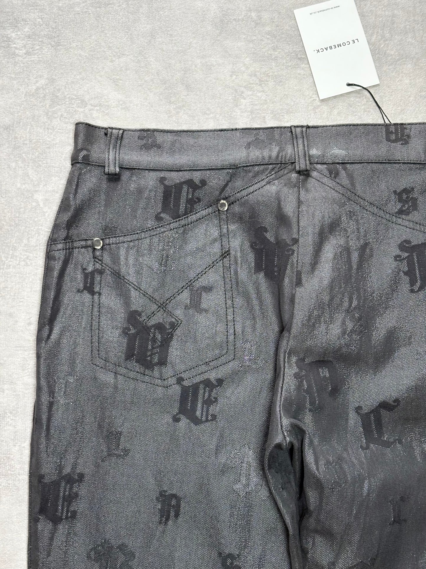 Versace Coated Logo Jeans