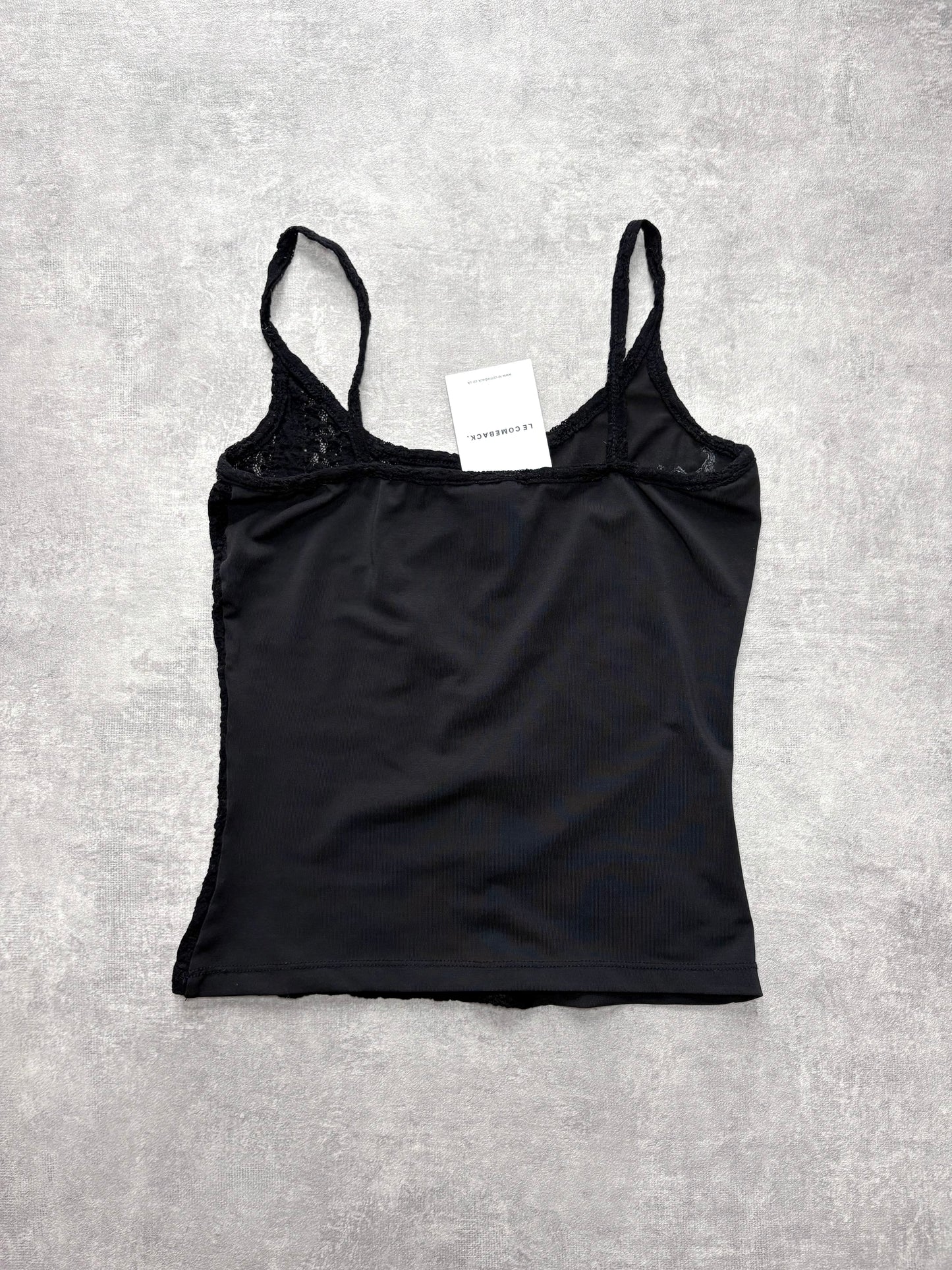 Versace Logo Print Lace Top