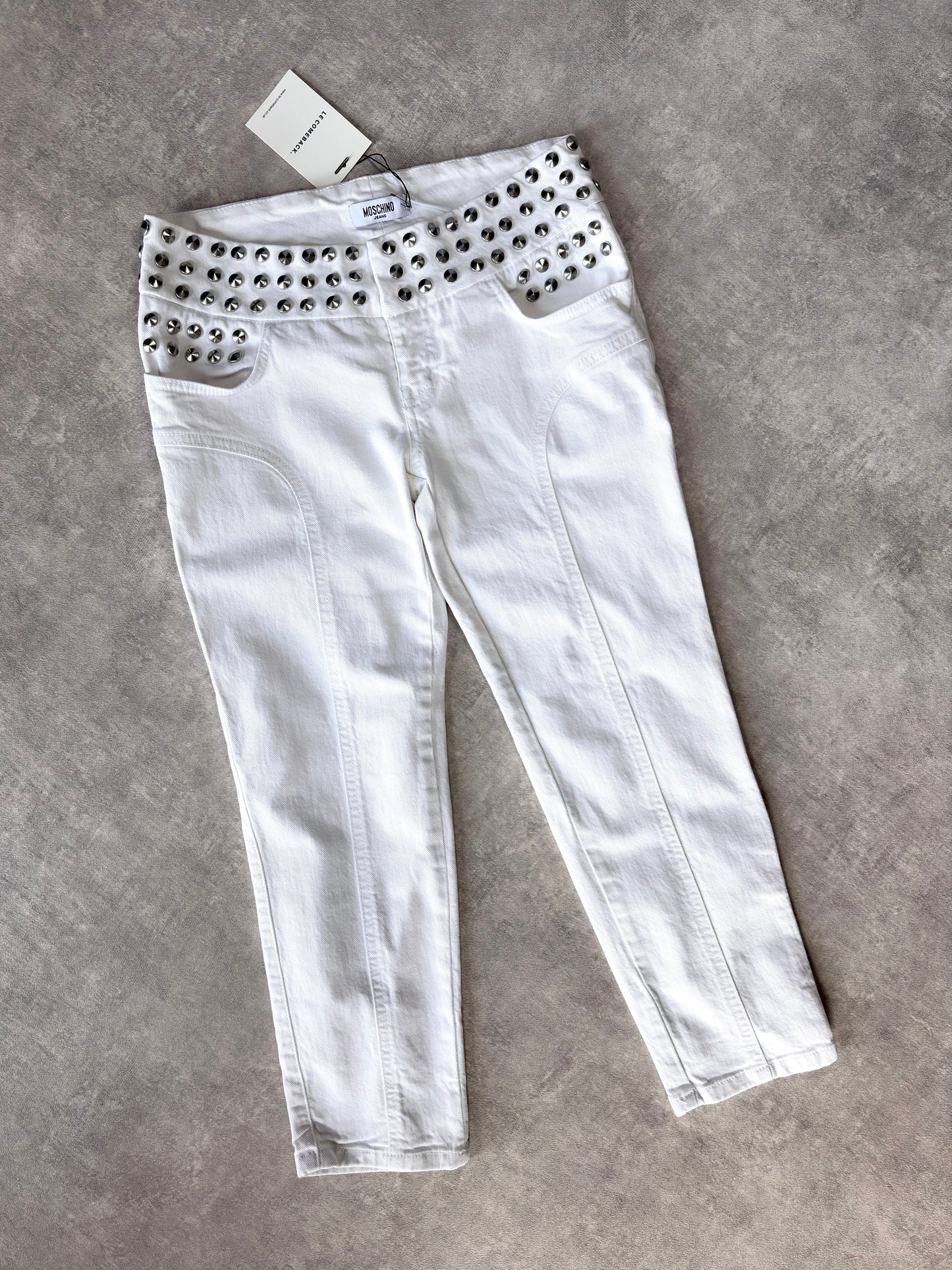Moschino Stud Capri Jeans