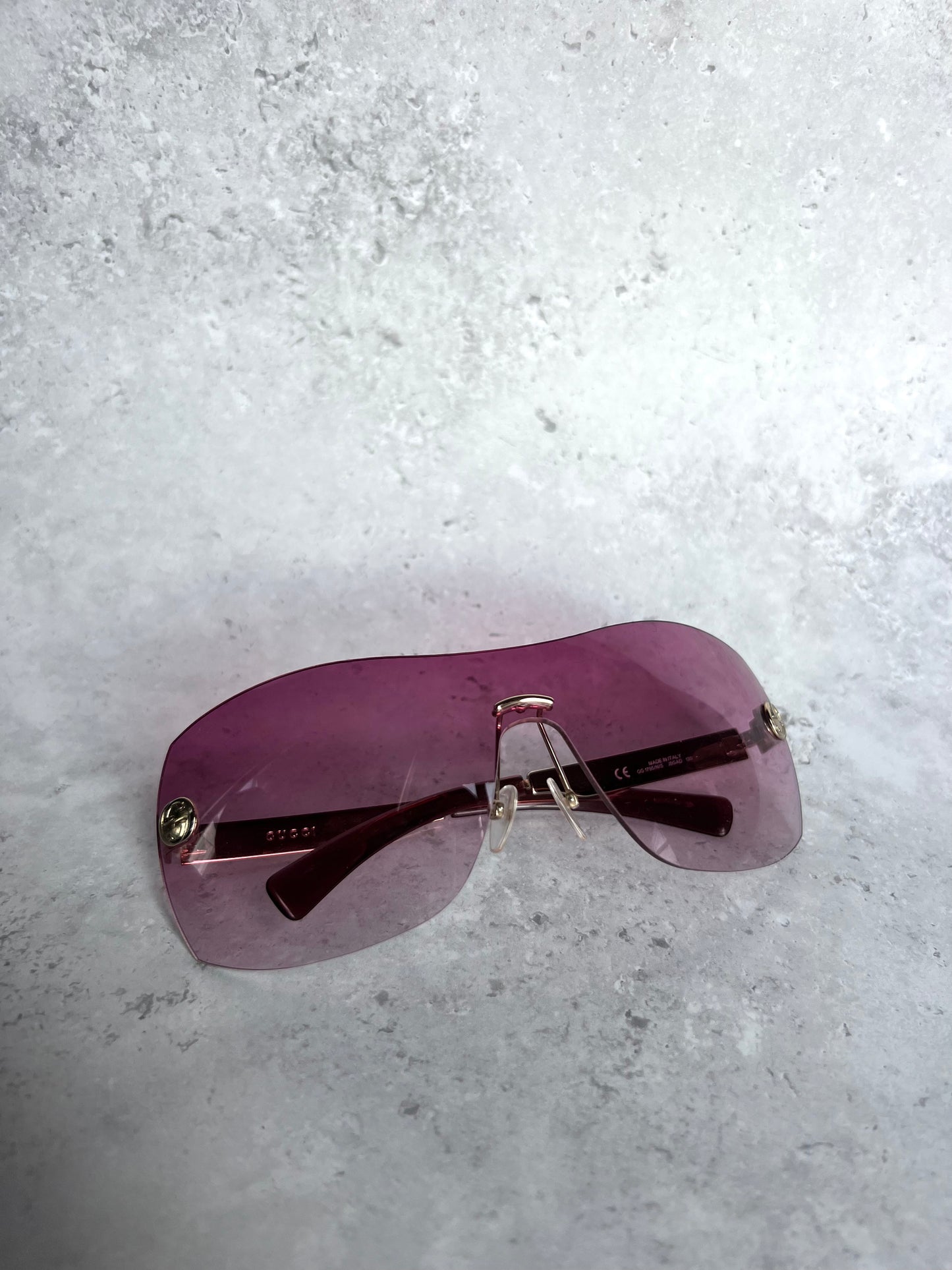 Gucci Pink Visor Sunglasses