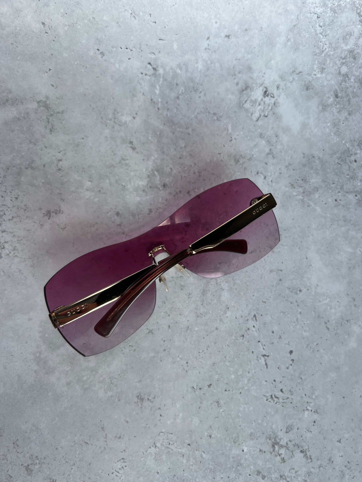 Gucci Pink Visor Sunglasses