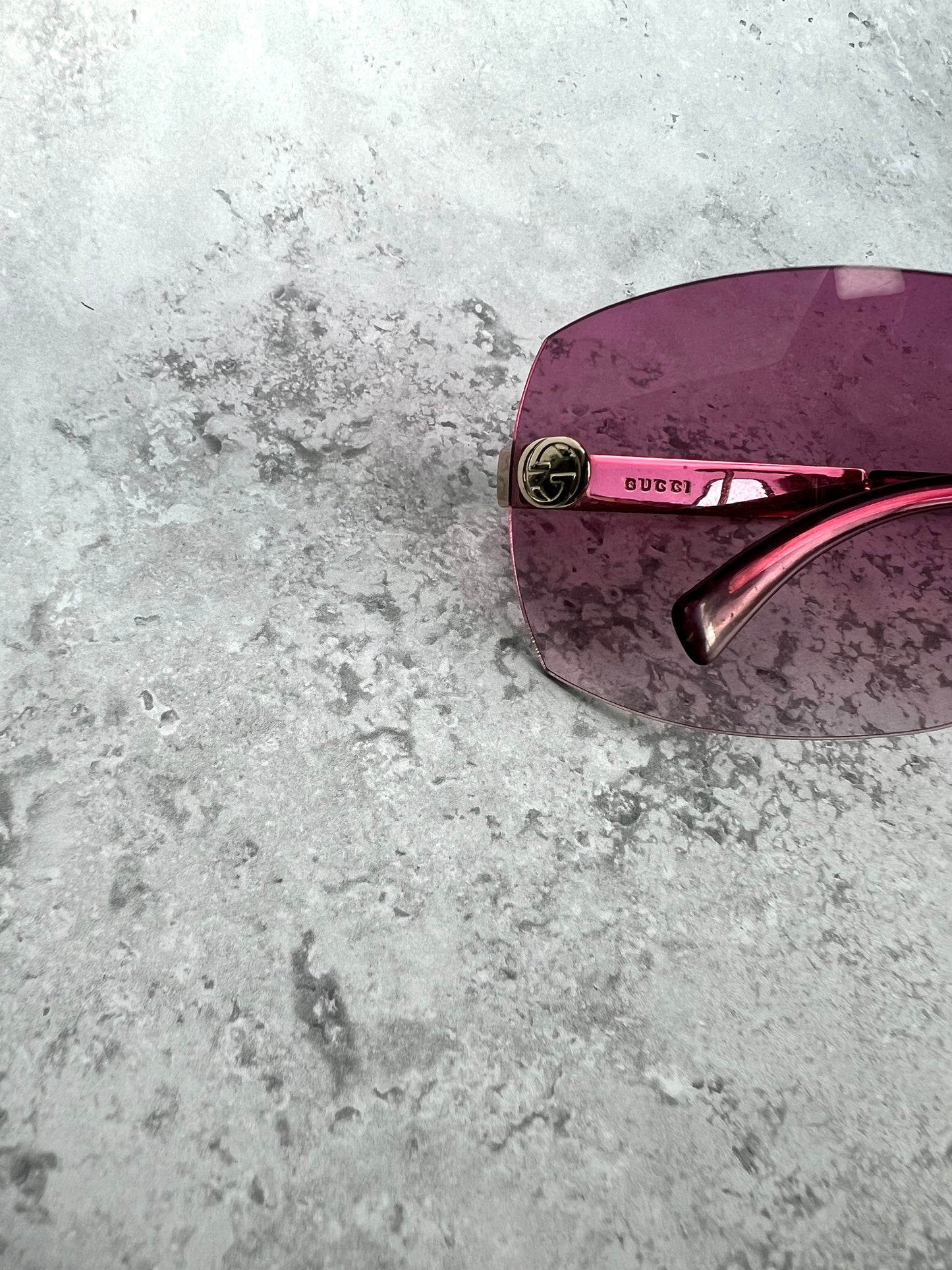 Gucci Pink Visor Sunglasses