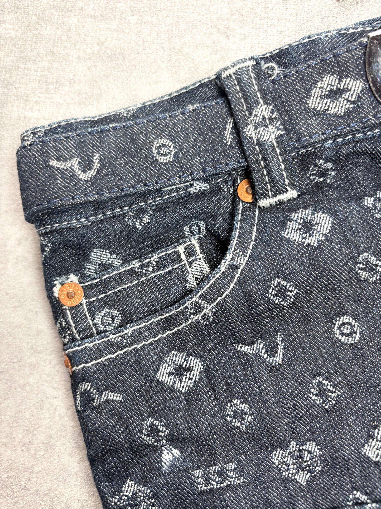 Evisu Denim Skirt