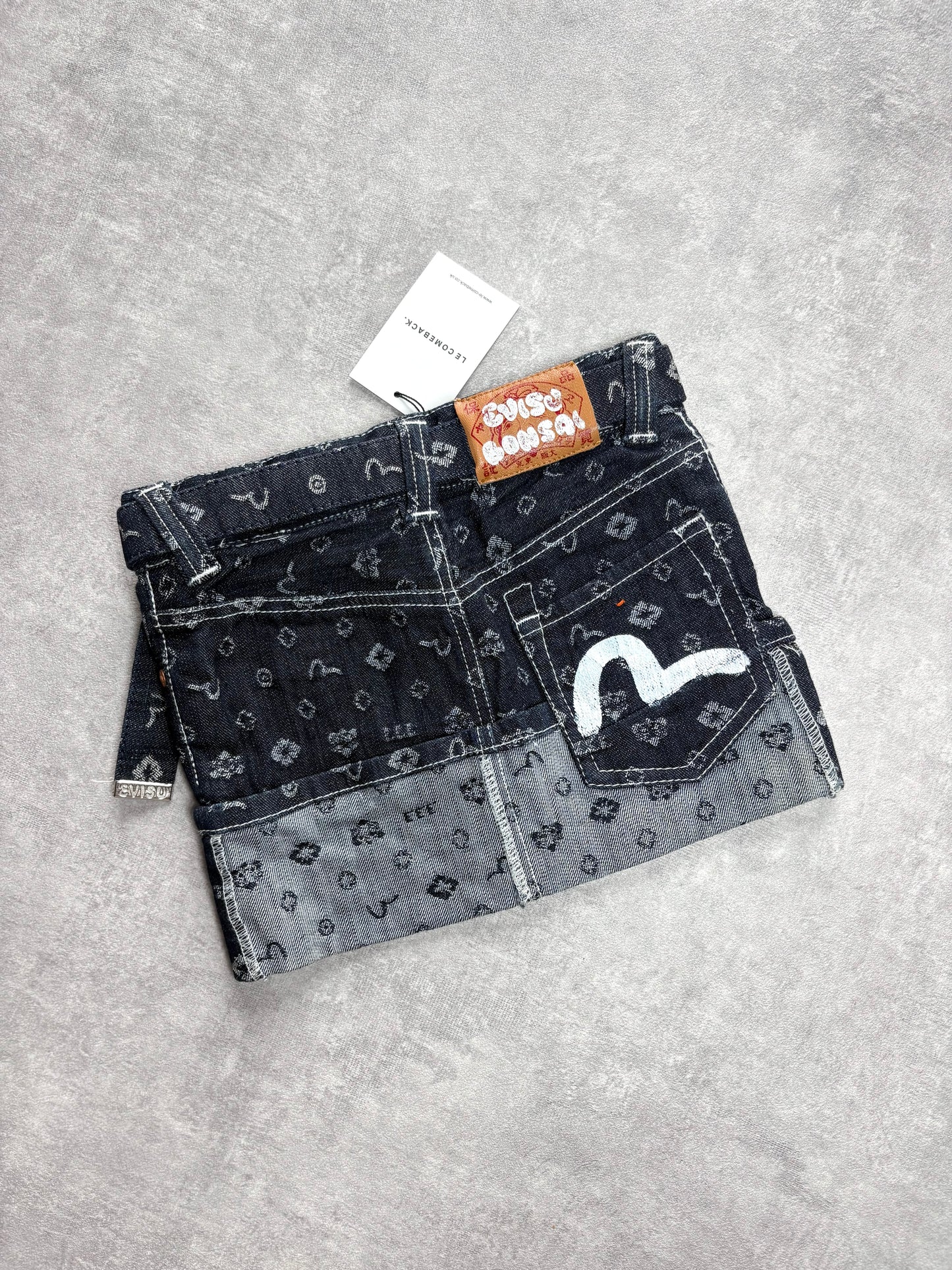 Evisu Denim Skirt