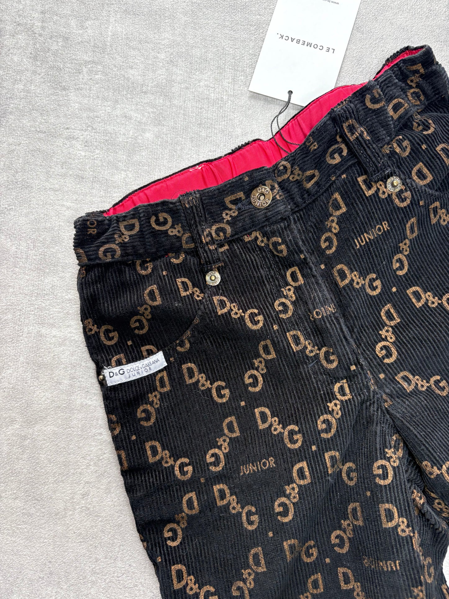 D&G Monogram Cords