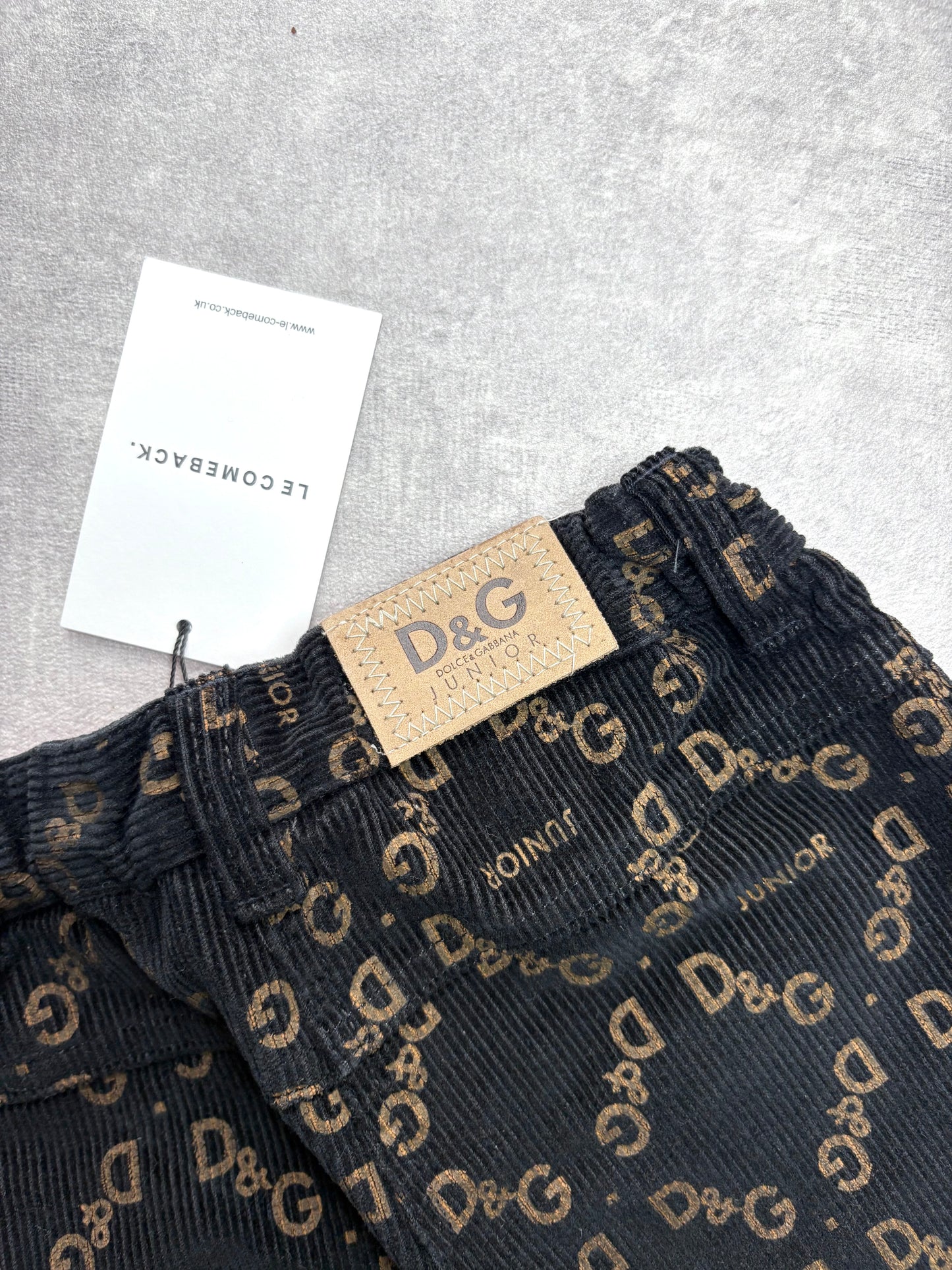 D&G Monogram Cords