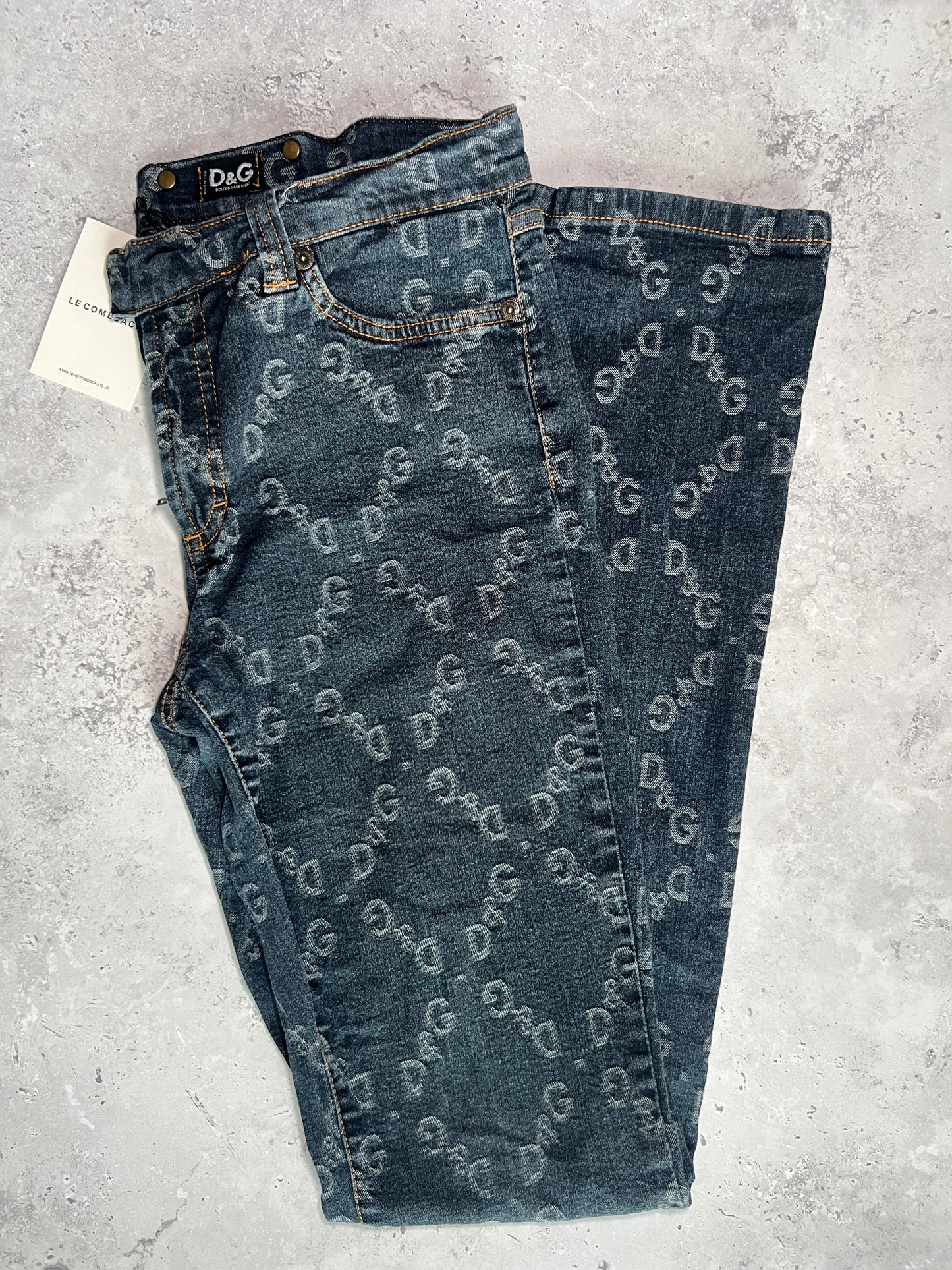 D&G Monogram Jeans