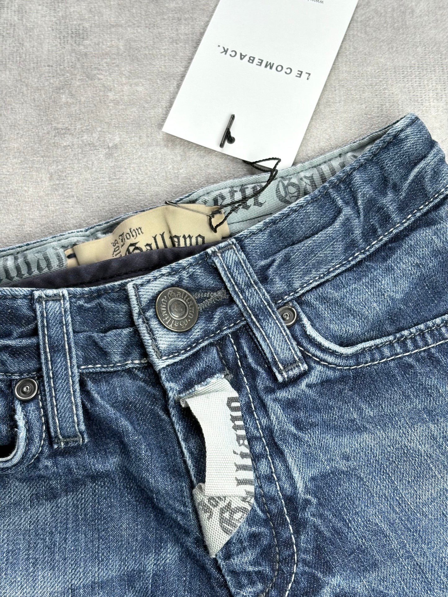 Galliano Distressed Jeans