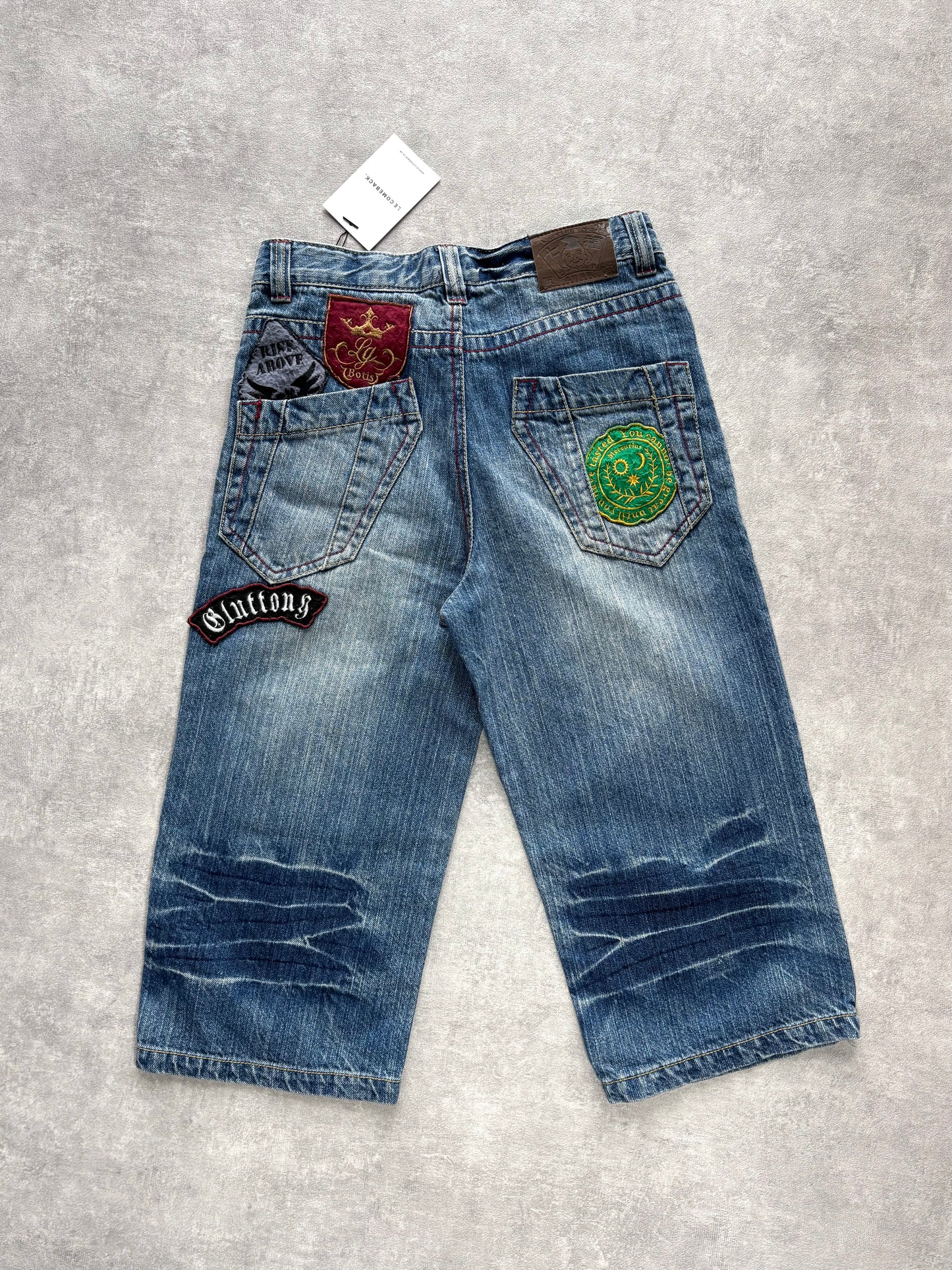 Evisu Patch Jorts