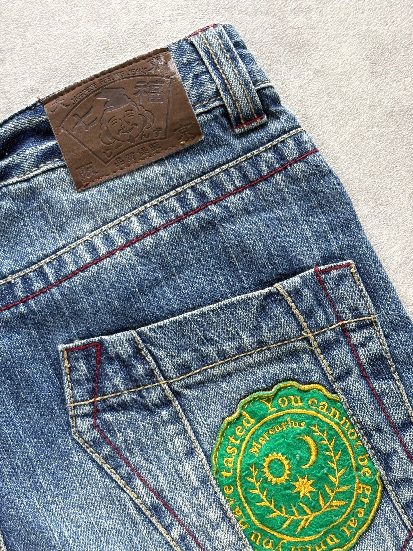 Evisu Patch Jorts