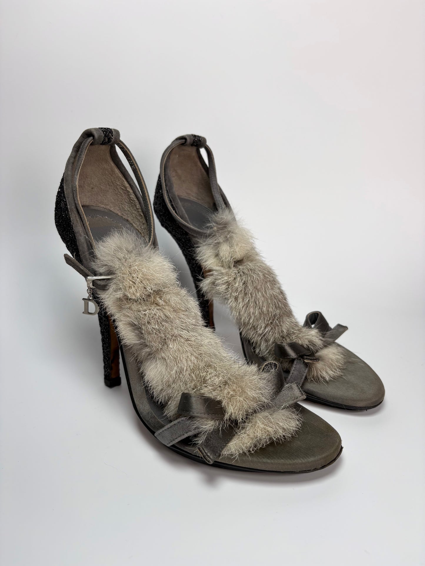 Dior Rabbit Fur Heels