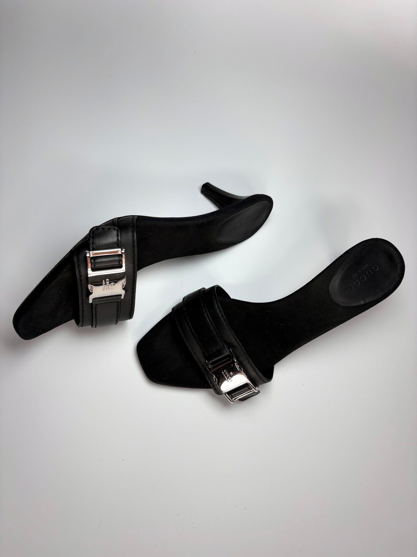 Gucci Buckle Mule