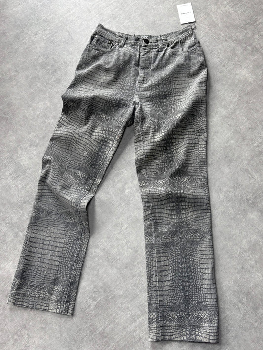 Cavalli Snake Print Jeans