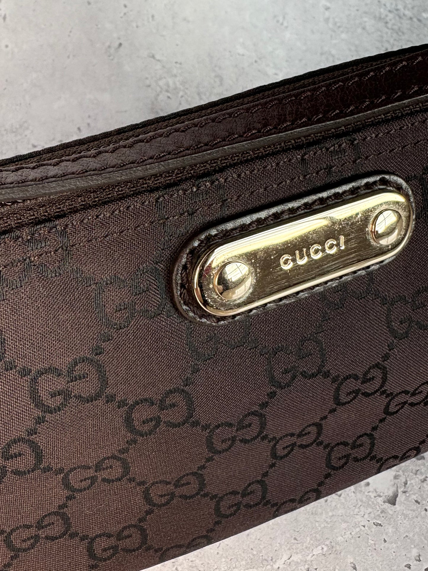 Gucci Brown Pochette Bag