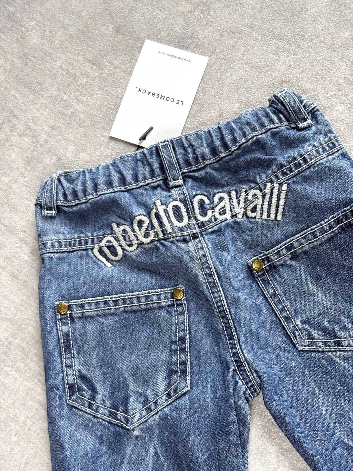 Cavalli Logo Kids Jeans