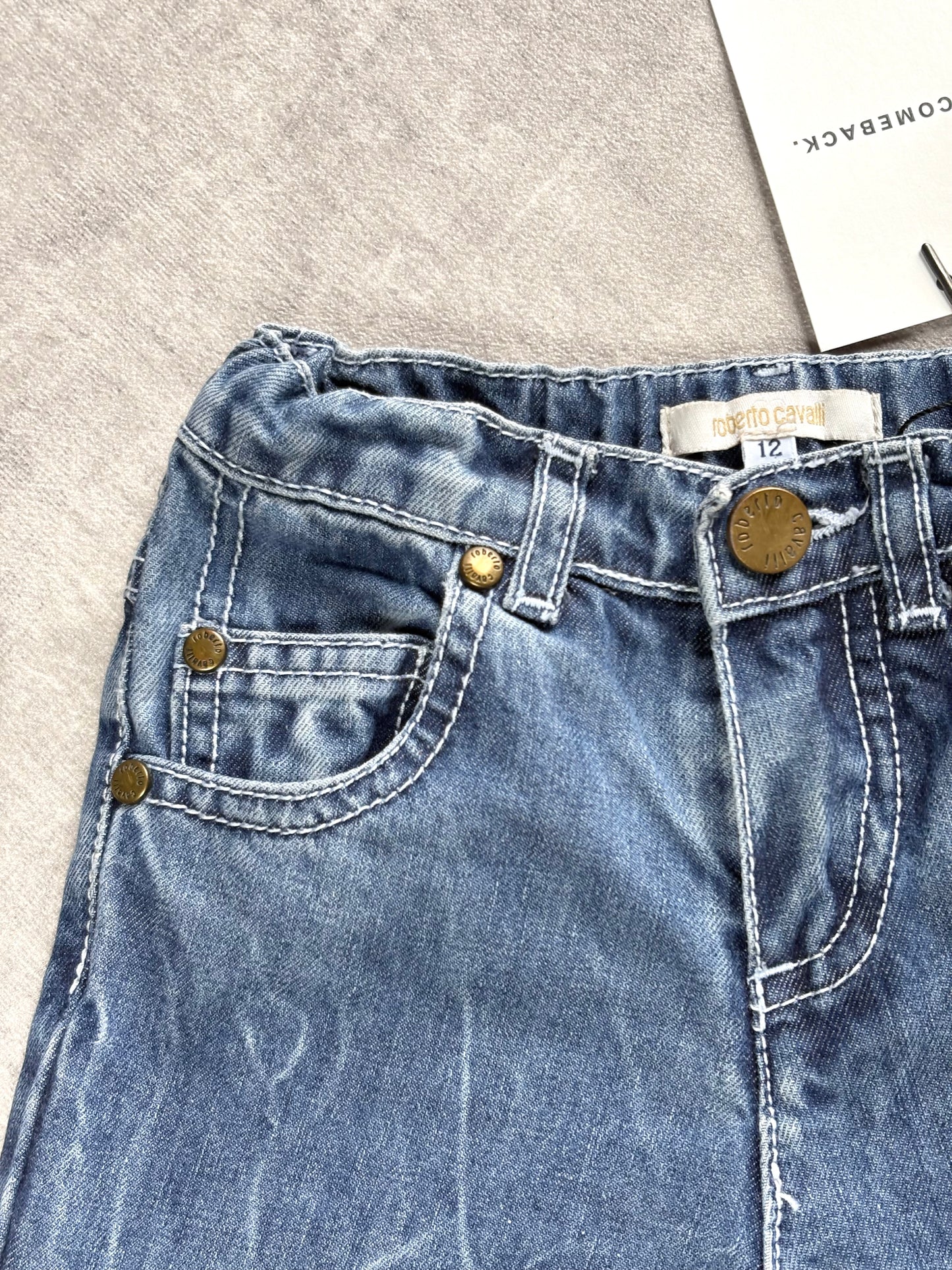 Cavalli Logo Kids Jeans