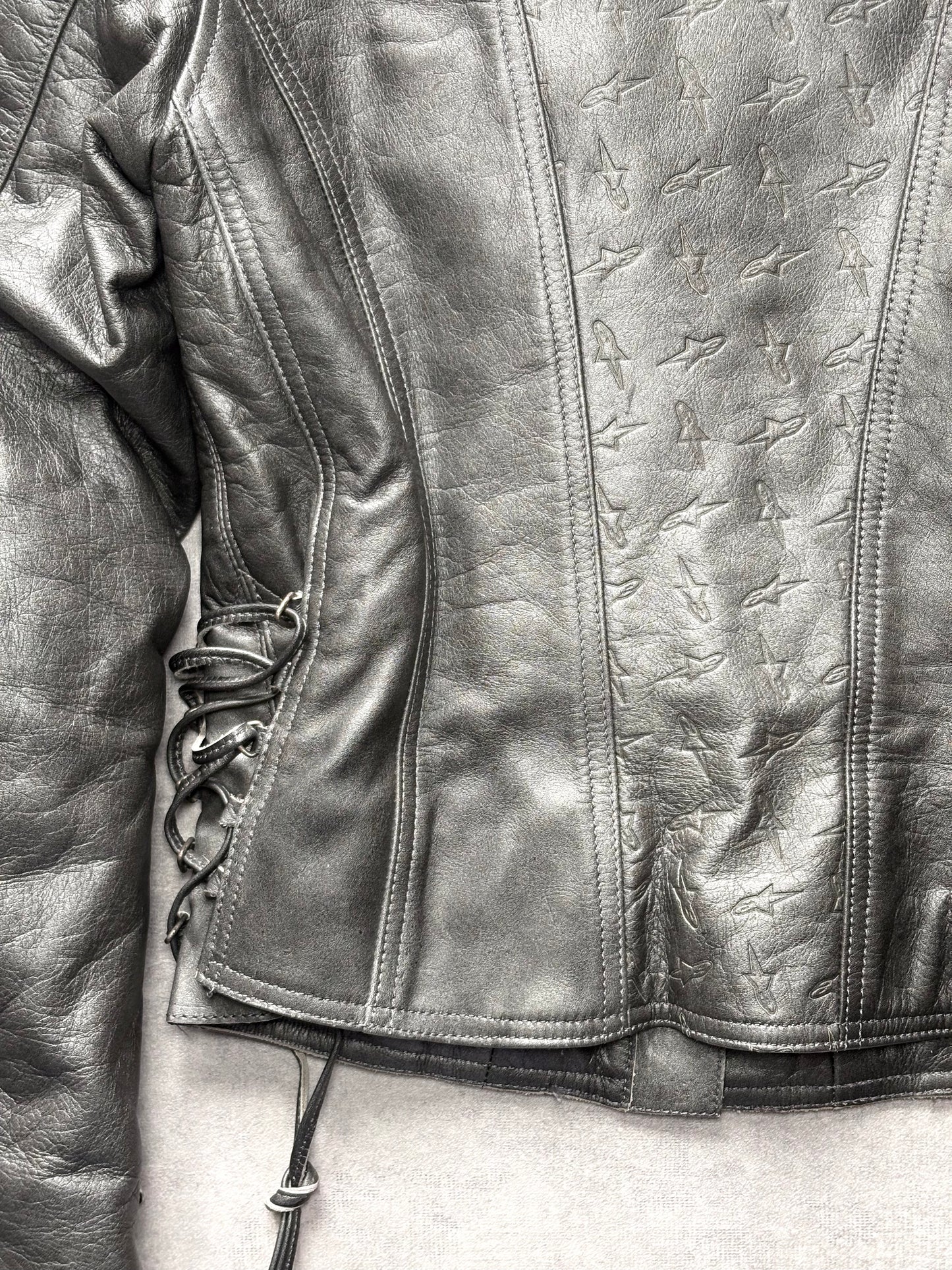 Alpinestars Metallic Leather Jacket