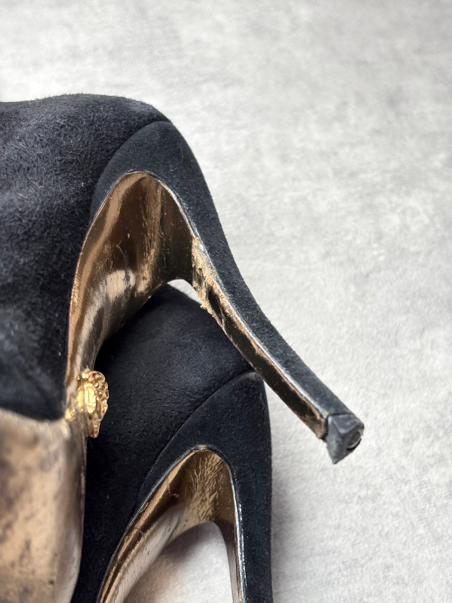 Versace Runway Lace Up Boots