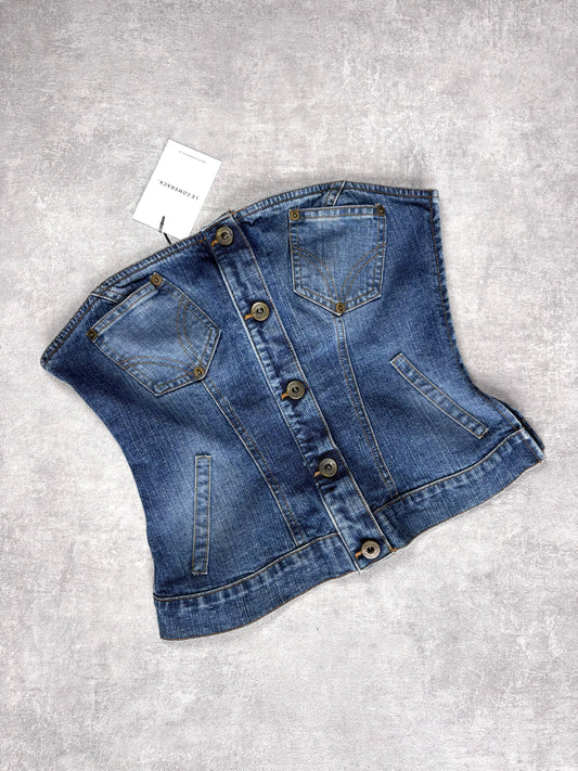 D&G Denim Bustier