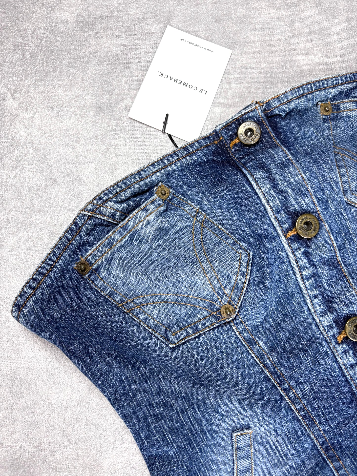 D&G Denim Bustier