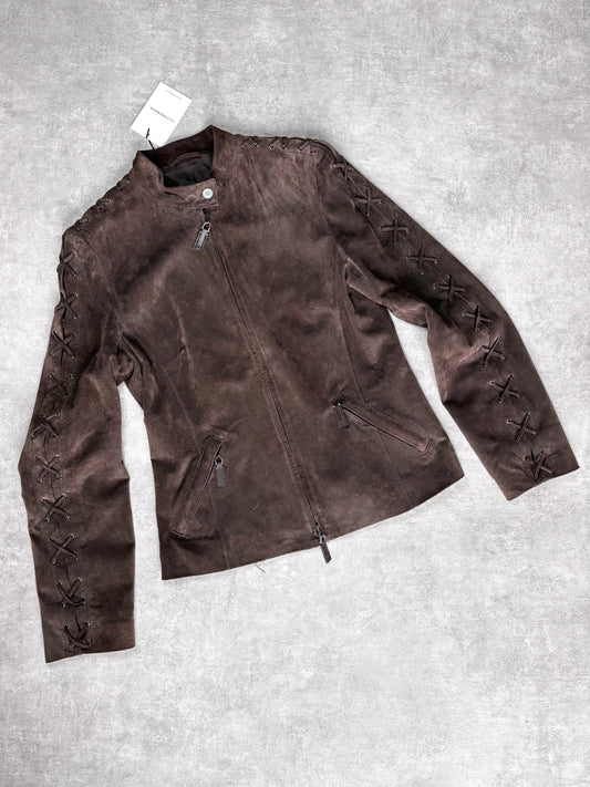 Vintage Brown Suede Jacket