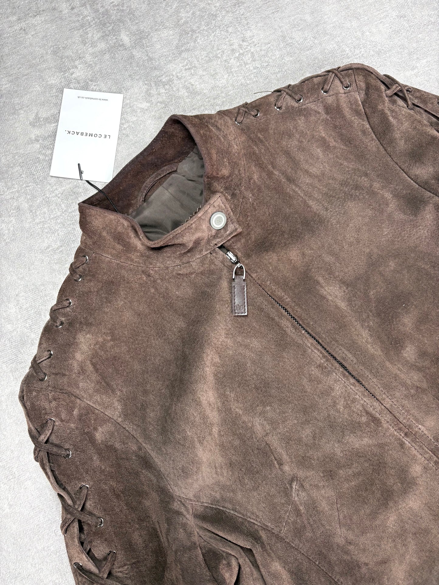 Vintage Brown Suede Jacket