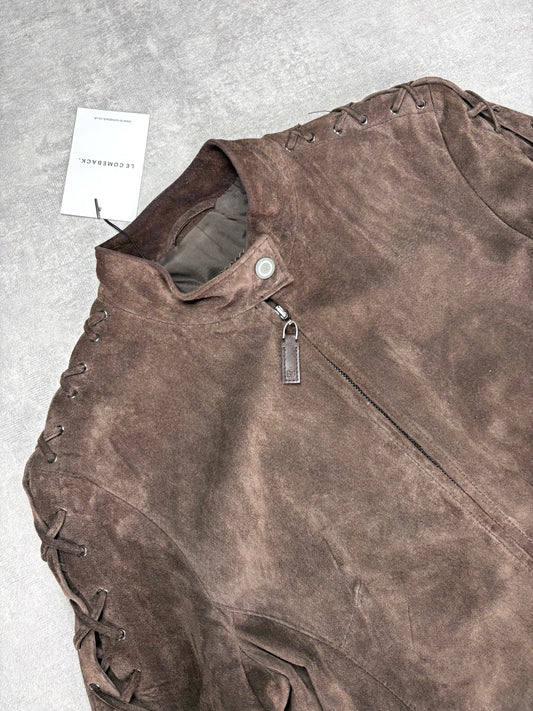 Vintage Brown Suede Jacket
