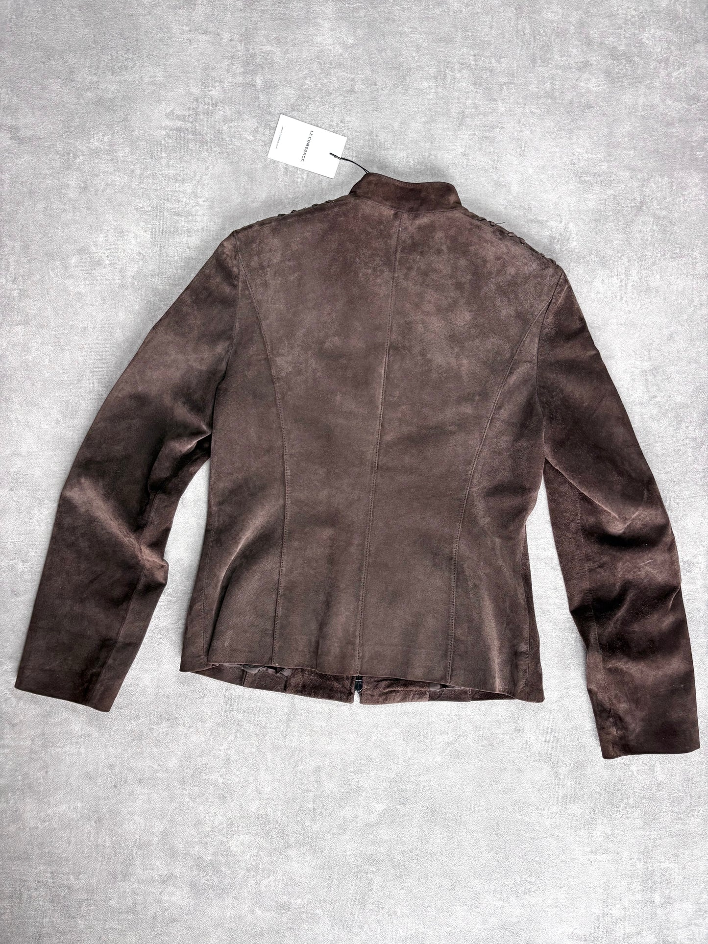 Vintage Brown Suede Jacket