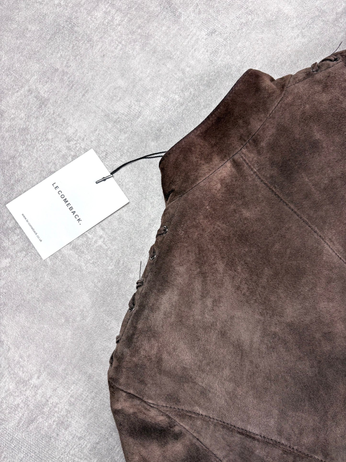 Vintage Brown Suede Jacket