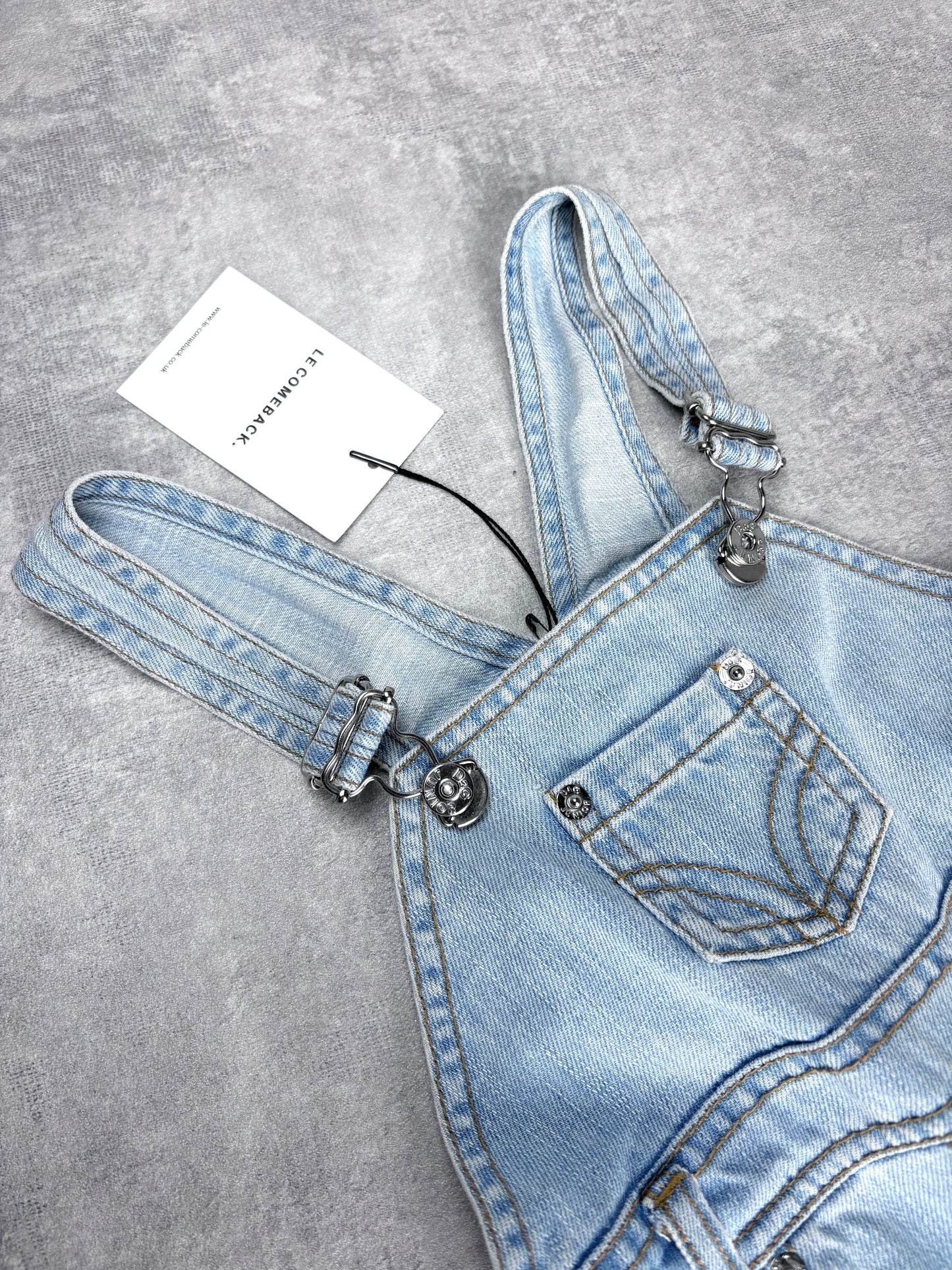 D&G Light Wash Dungarees