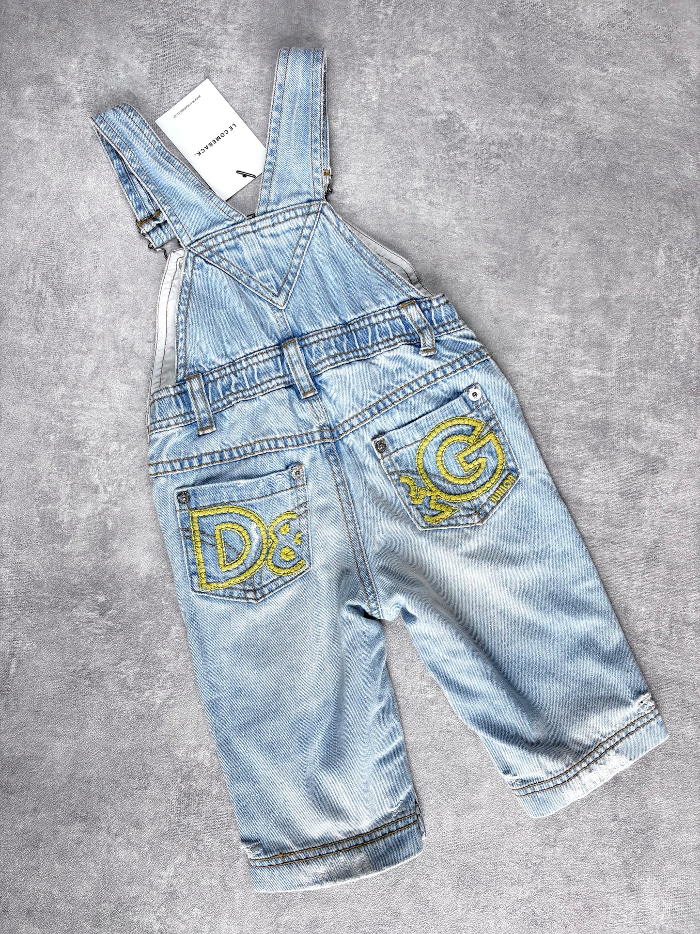 D&G Light Wash Dungarees