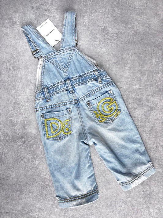 D&G Light Wash Dungarees