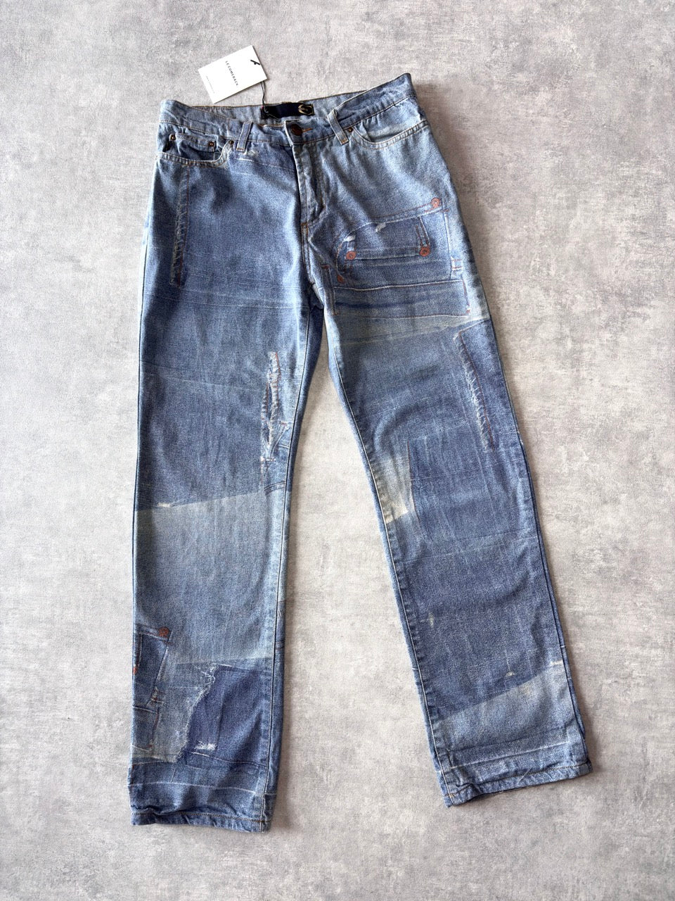 Cavalli Denim Printed Jeans