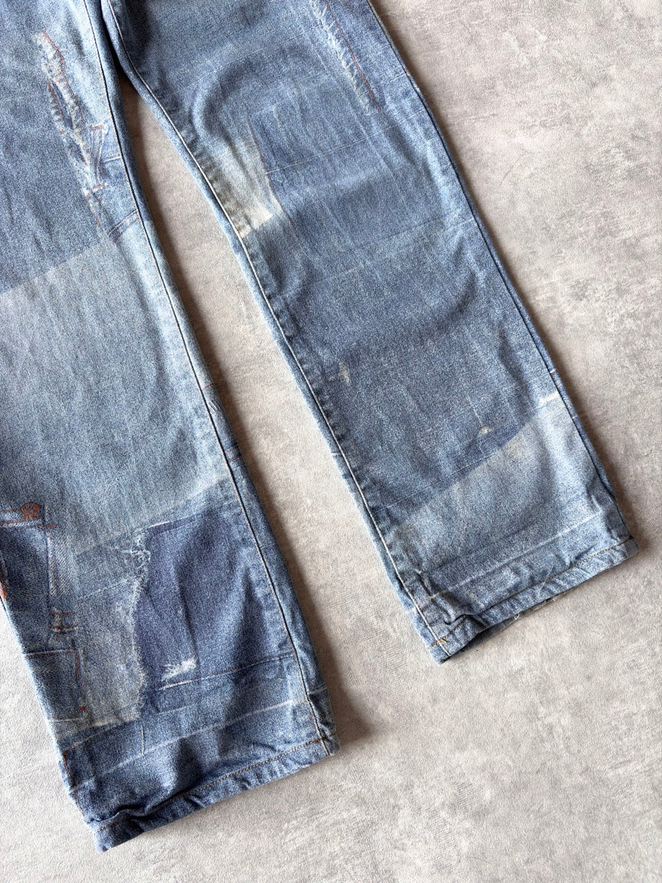 Cavalli Denim Printed Jeans