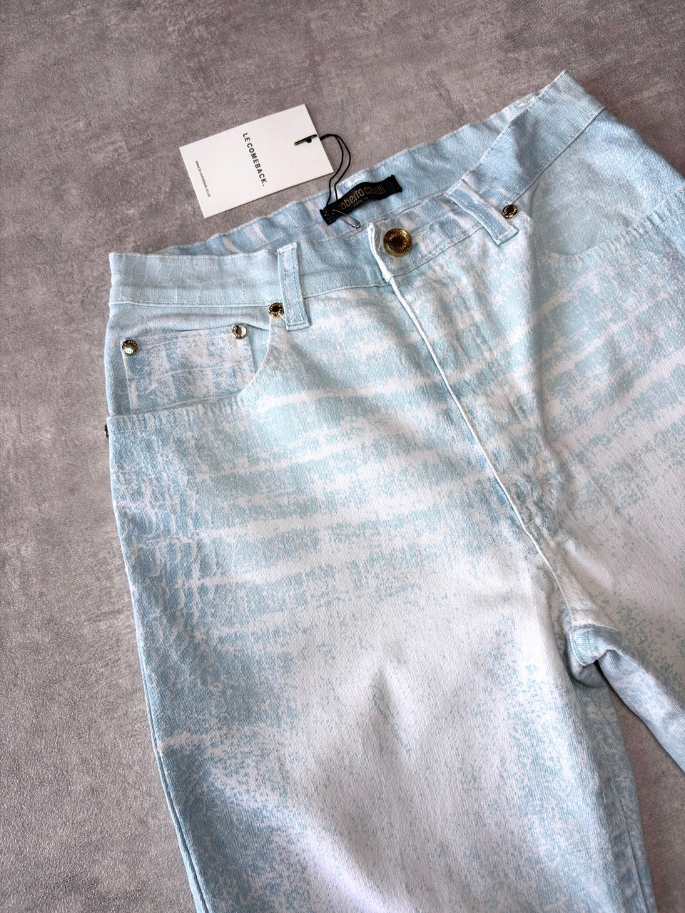 Cavalli Light Blue Jeans