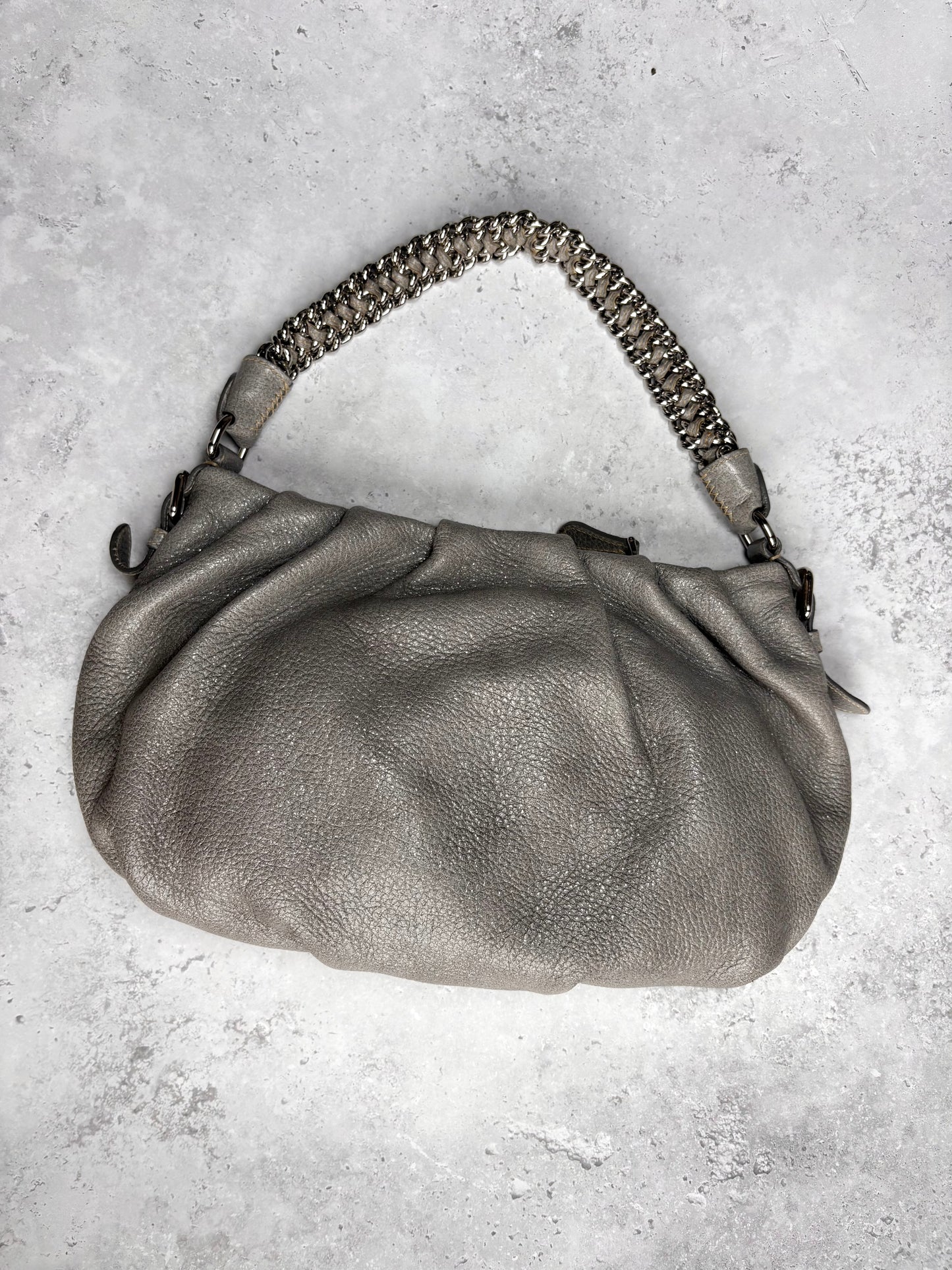 Prada Grey Chain Bag
