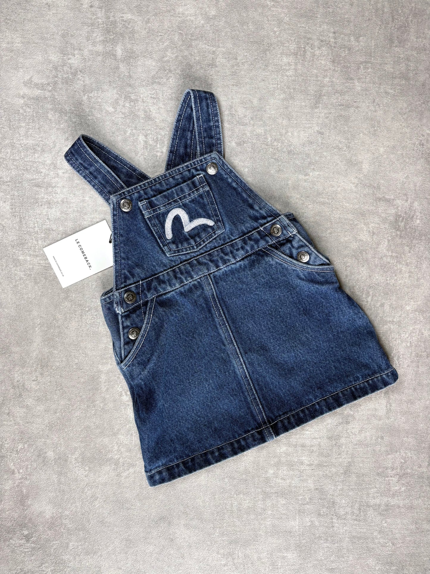 Evisu Kizzu Pinafore Dress