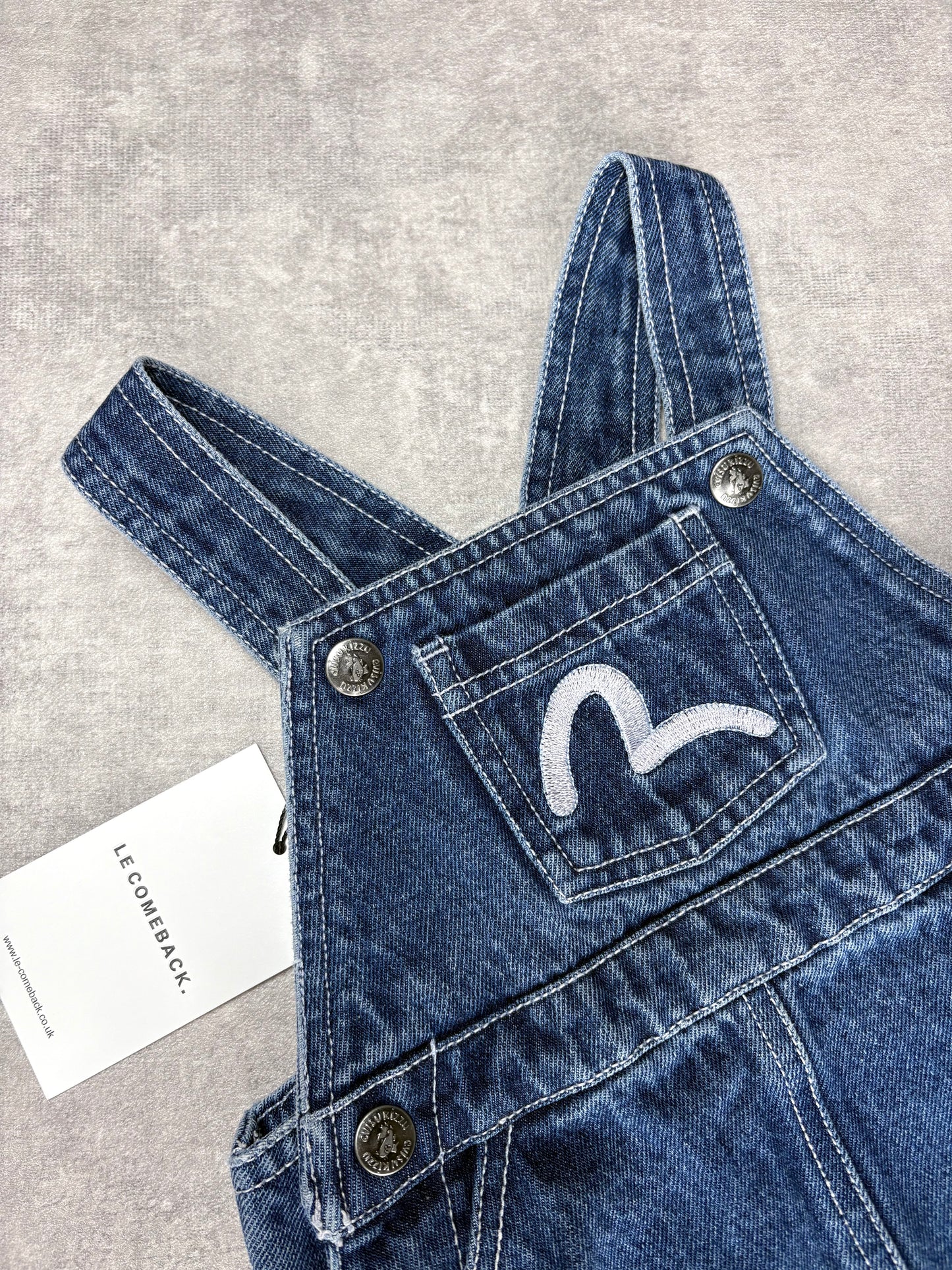 Evisu Kizzu Pinafore Dress