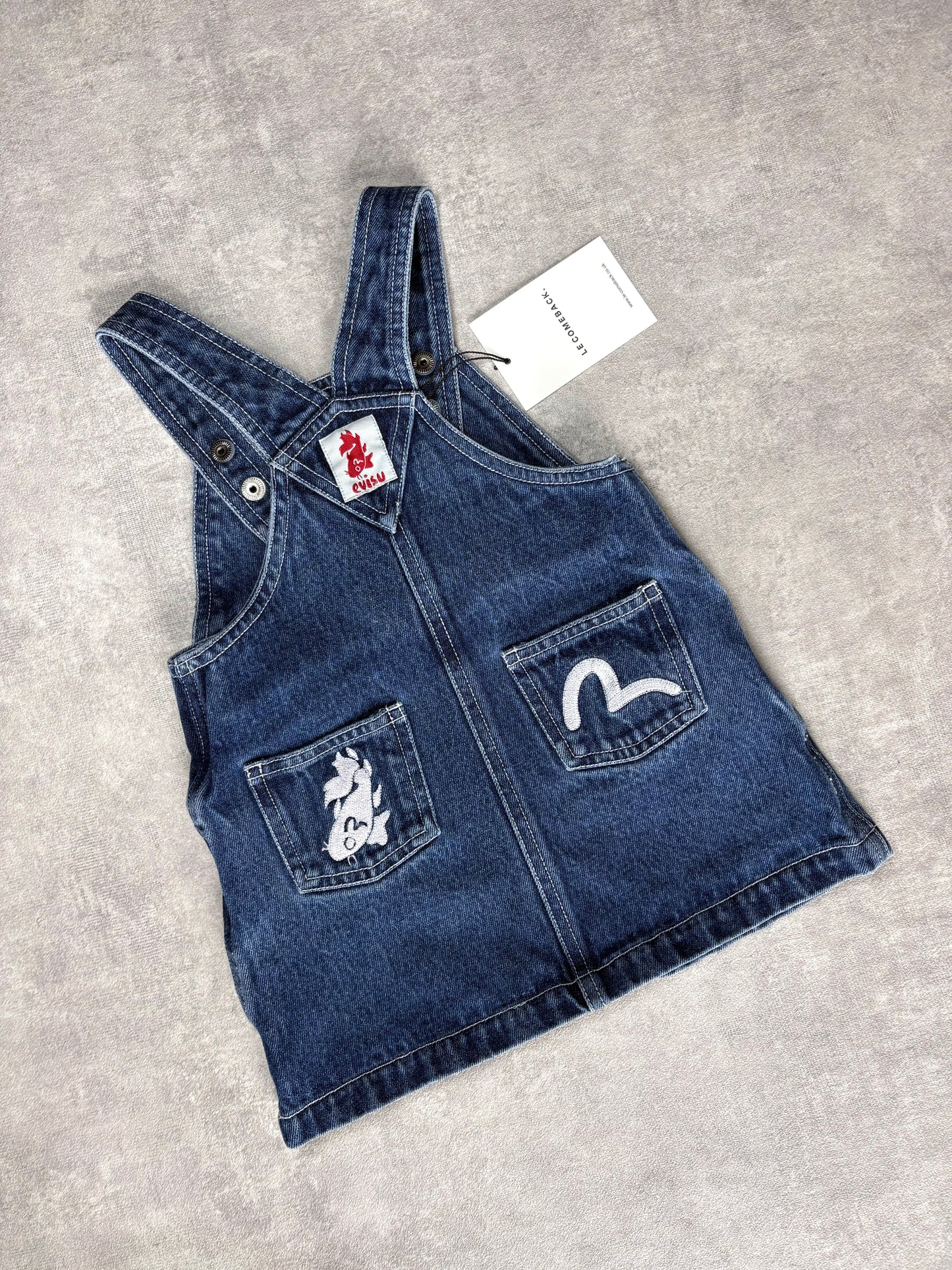 Evisu Kizzu Pinafore Dress