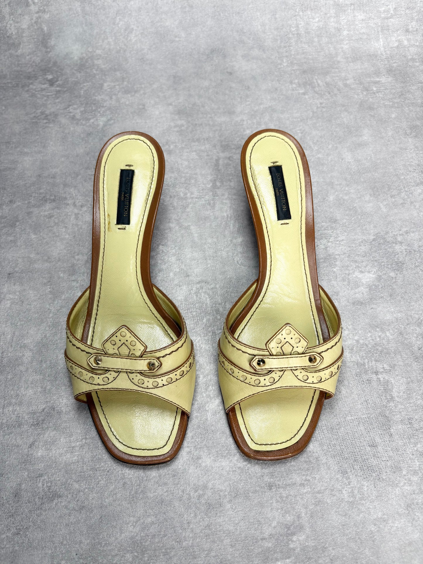 Louis Vuitton Lemon Mules