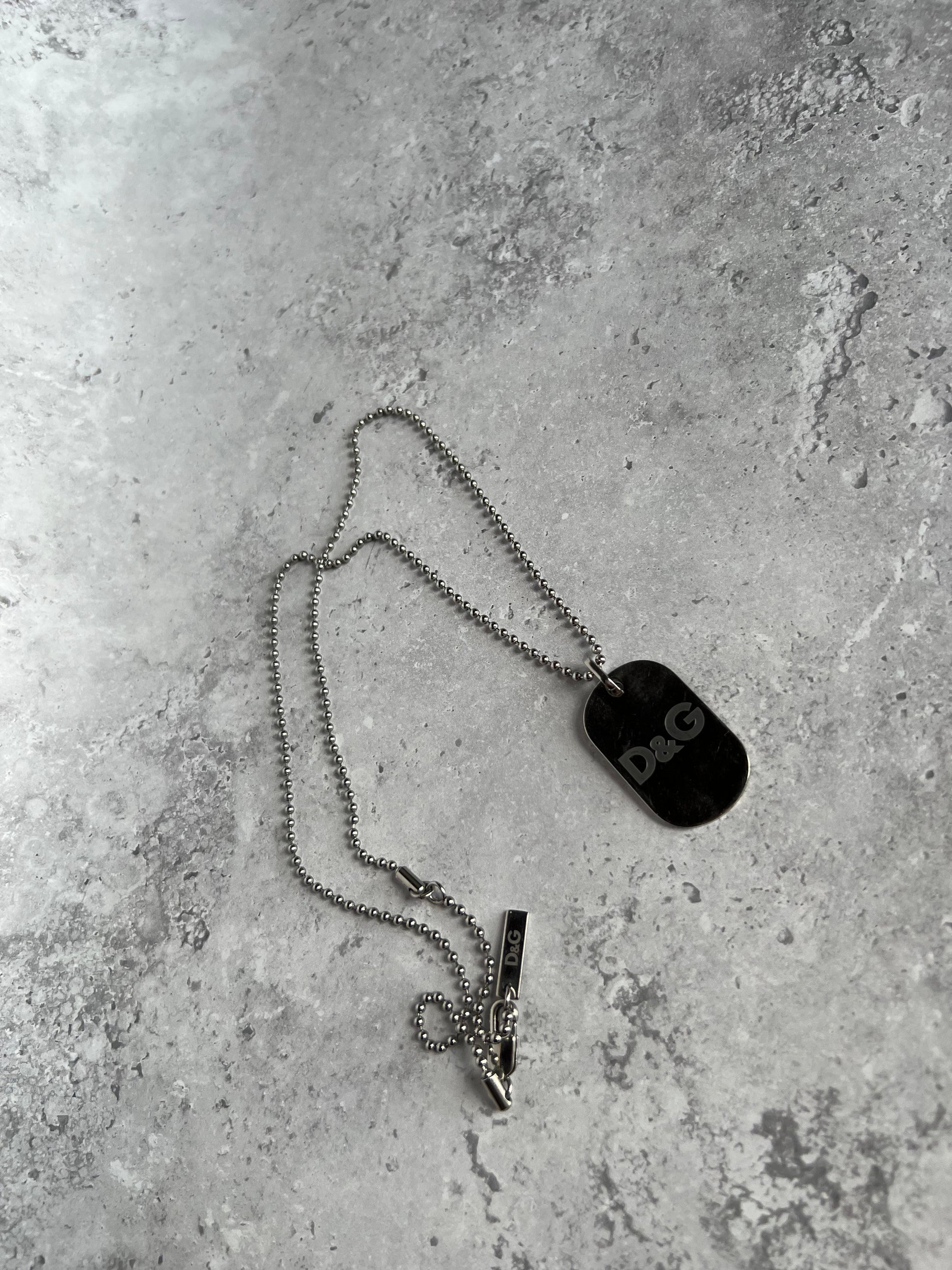 D&g dog tag necklace Clearance