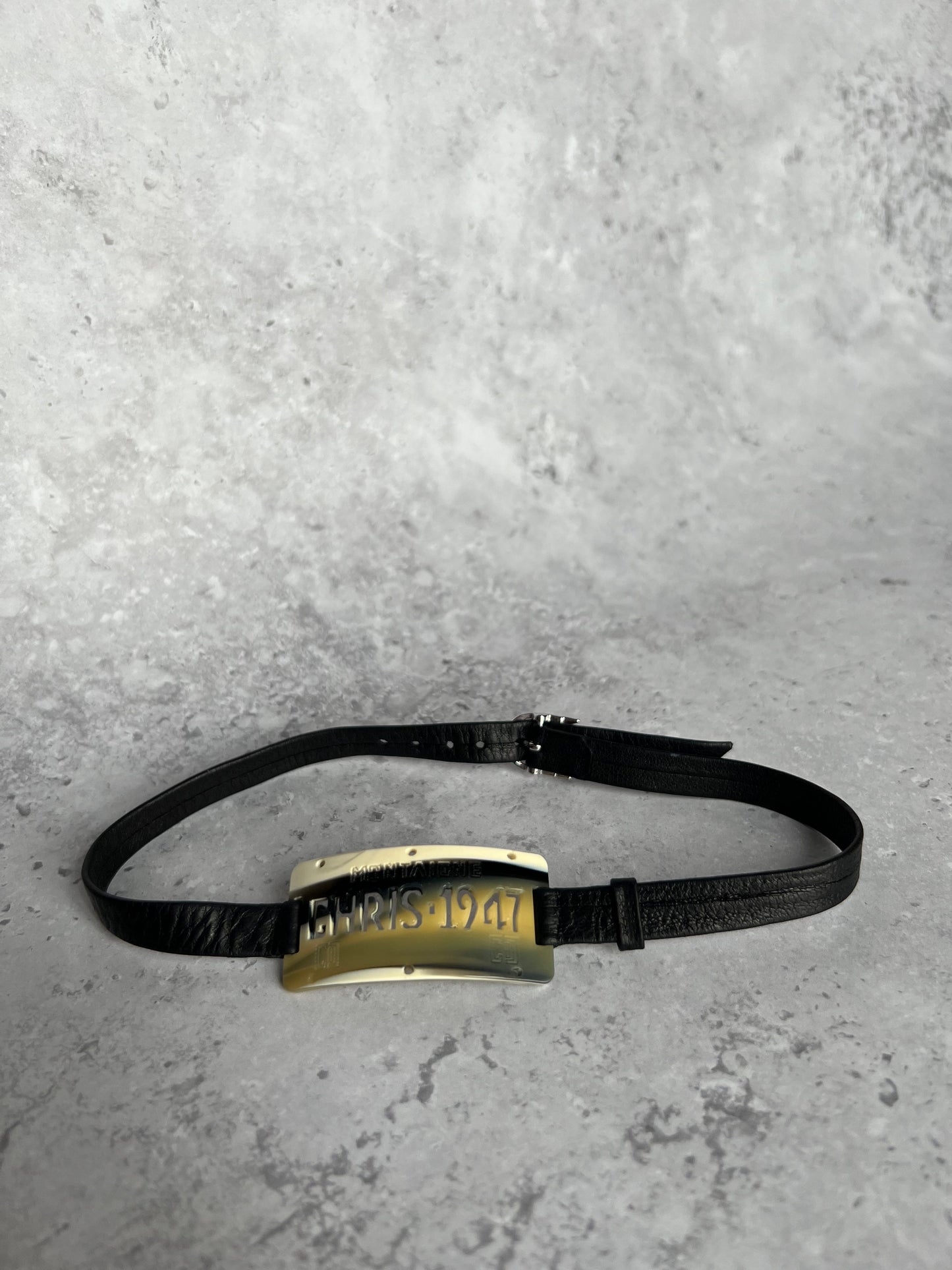 Dior Leather Choker Necklace