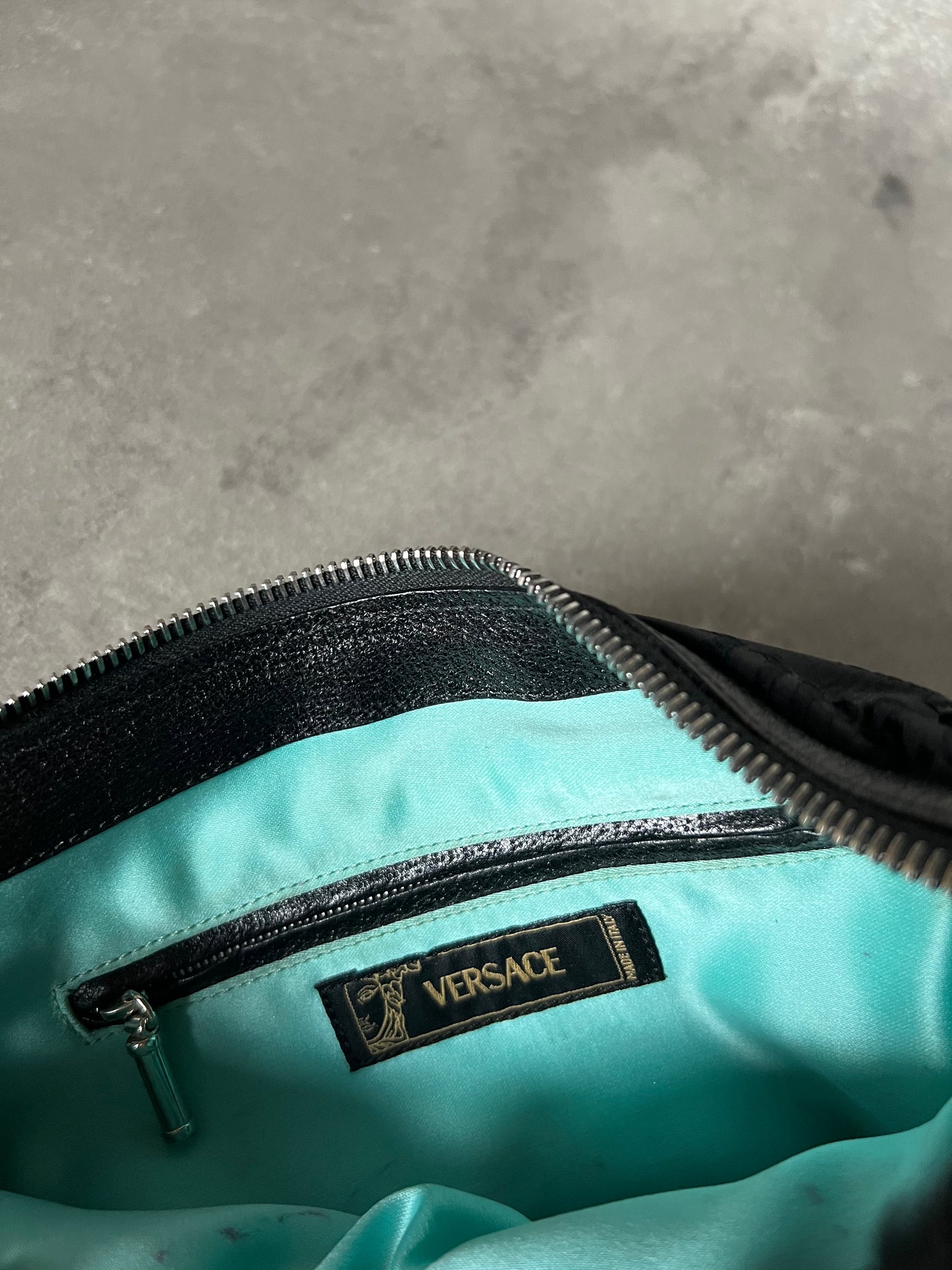 Versace Logo Print Bag